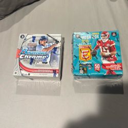 Bowman Chrome 2025 Mega box, And Elite  Donruss  2025 Mega Box