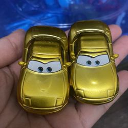 Pixar Cars Gold Tia & Mia Diecast OBO
