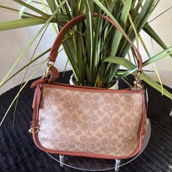 Coach Coated Canvas Signature Cary Crossbody