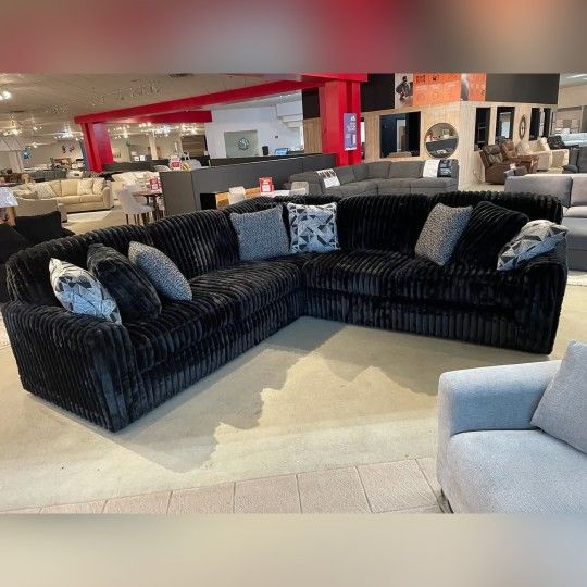 Black 3-PIECE SECTIONAL