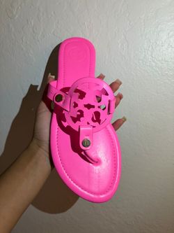 Tory Burch Miller Sandal in Neon Pink