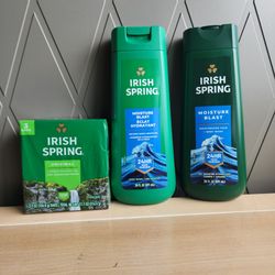 IRISH SPRING BODY WASH AND SOAP