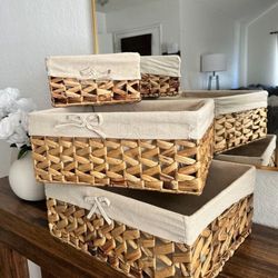 Decorative Baskets - All 3 For $25 
