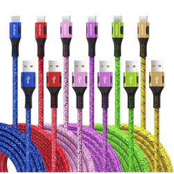 XIAWAO USB to USB C Cable, (6-Pack)