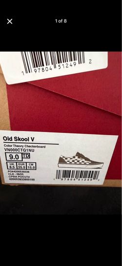 Little Kids Old Skool V Checkerboard Shoe