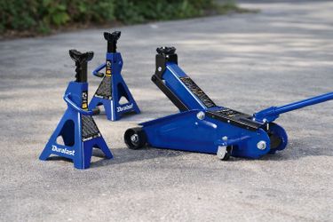 2.25 Ton Floor Jack + Jack Stands Set (Duralast) – Like New
