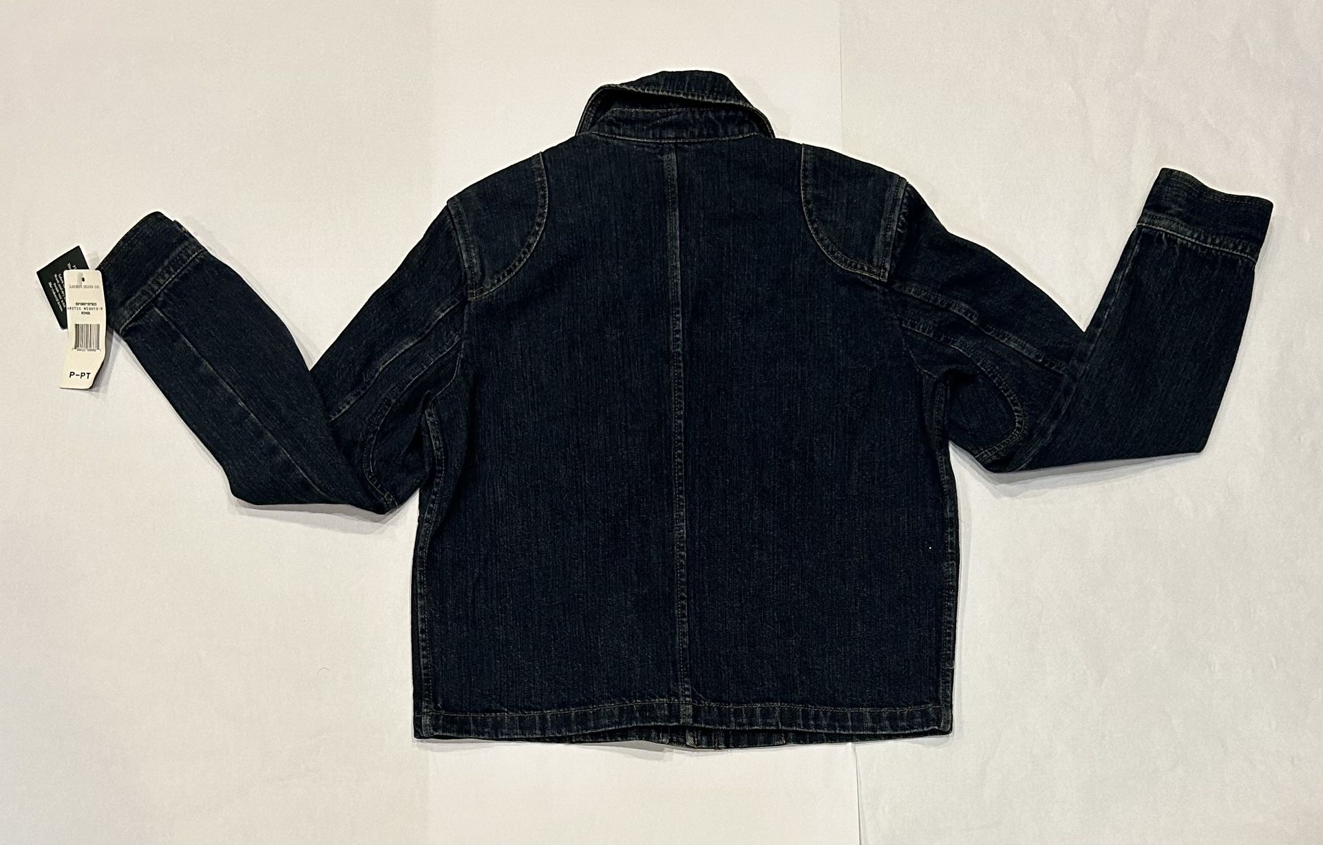 Vintage Ralph Lauren Lauren jeans Sz P/P denim jacket zipper