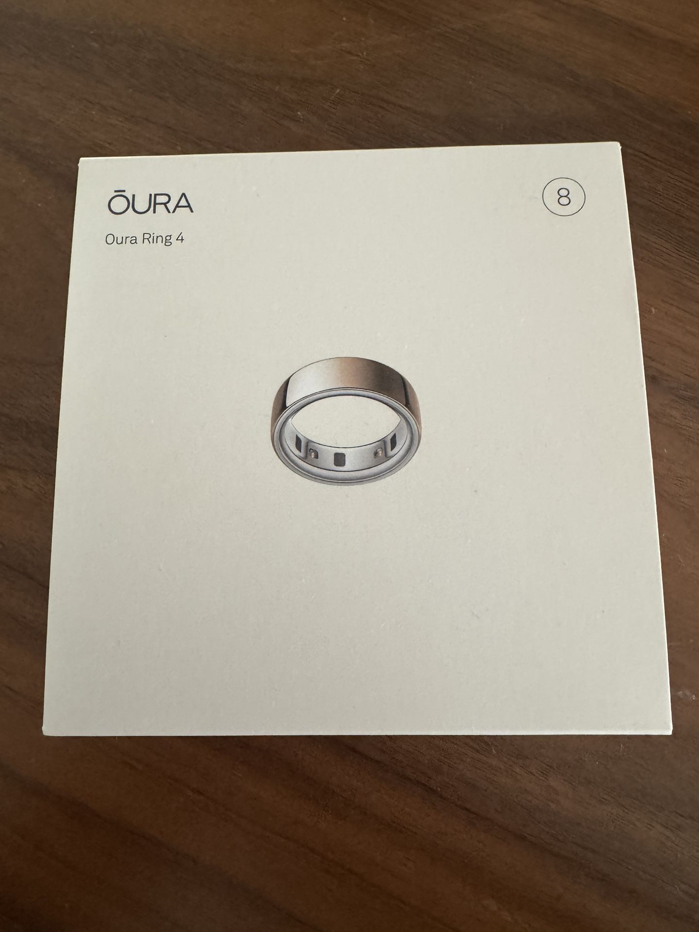 Oura ring 4, Size 8, Rose Gold 
