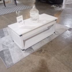 Nice Ivory Coffee Lift top Table ( Ask For Jose )