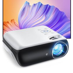 LED Projector with Screen