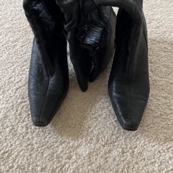 Women Leather Boots Size 9