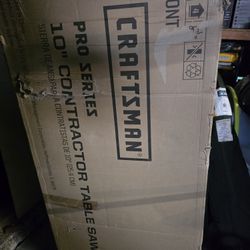 Craftsman Tablesaw 10" Contractor Pro Series