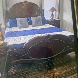 Reduced King Size 13 Piece Bedroom Set (See Description)