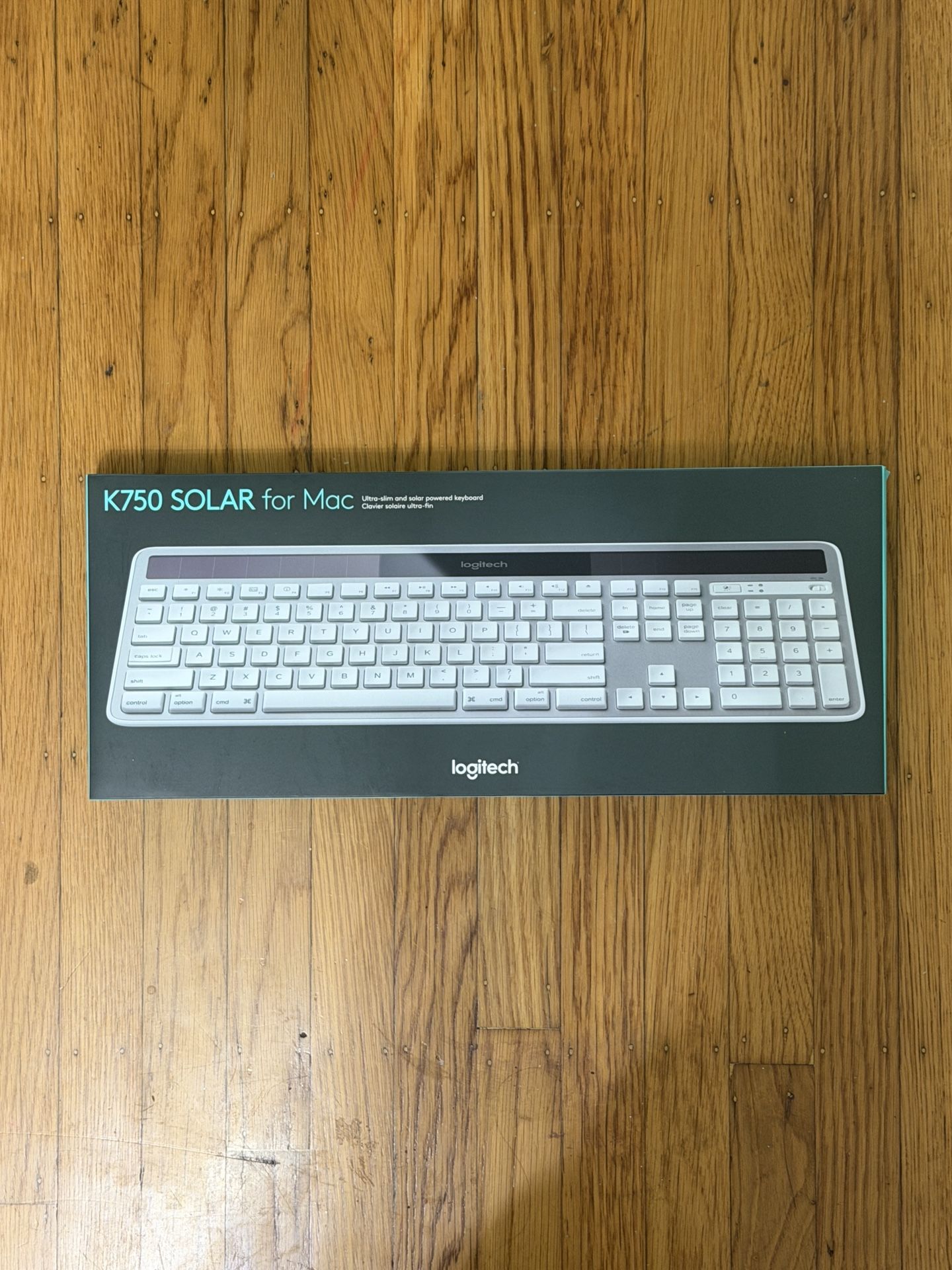 Logitech K750 Solar Keyboard for Mac – Brand New, Sealed Box