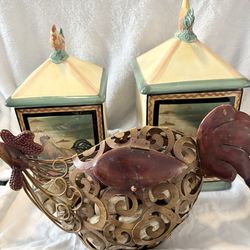 Rooster Lovers Check Out This Collection Of Antique Roosters