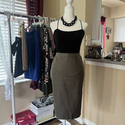 High Rise Pencil Skirt