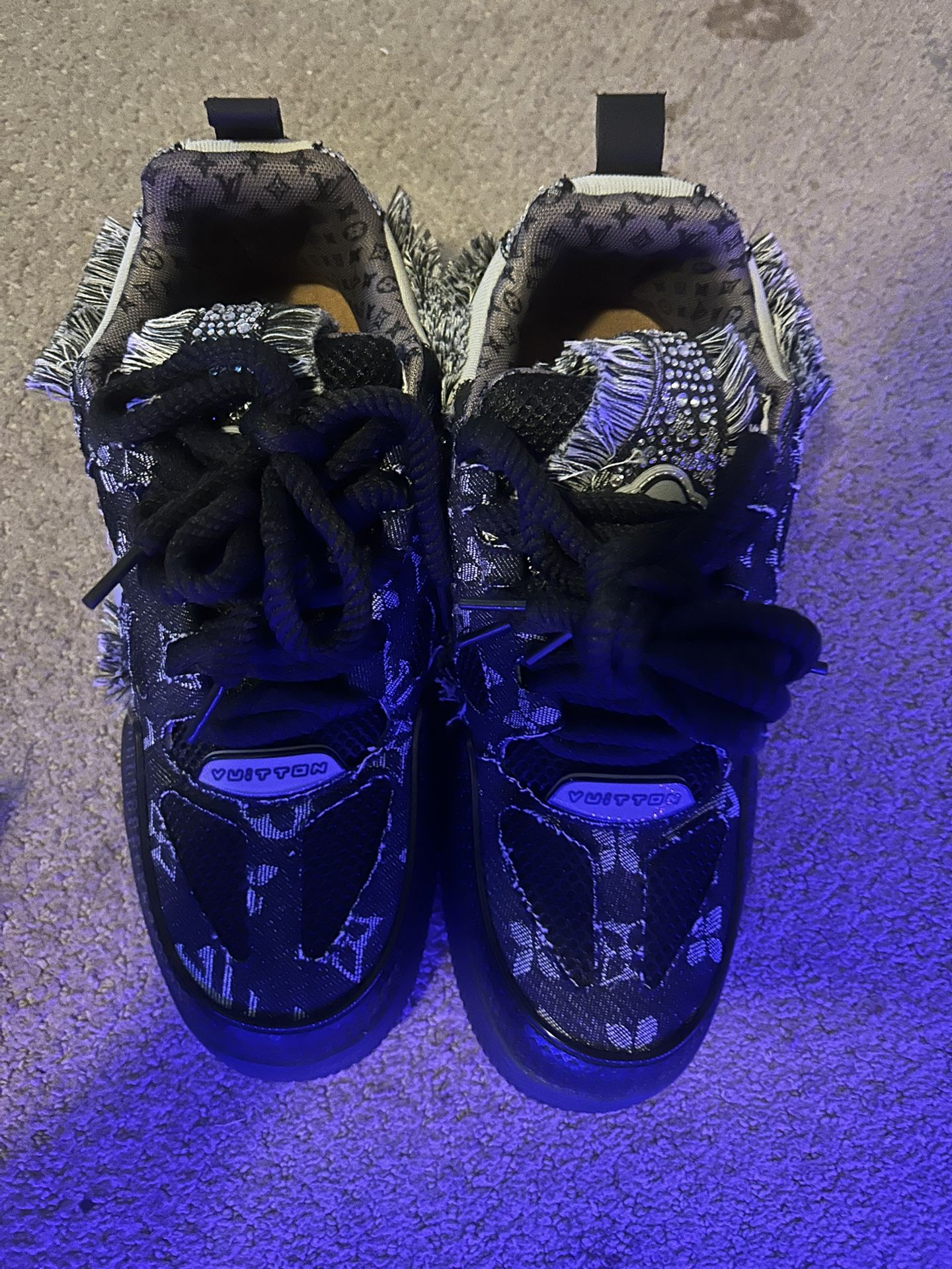 Louis Vuitton Skates Rhinestone