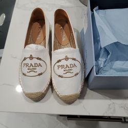 Authentic Prada Espadrille Flats
