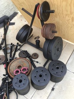 Weights metal and vinyl selling sets