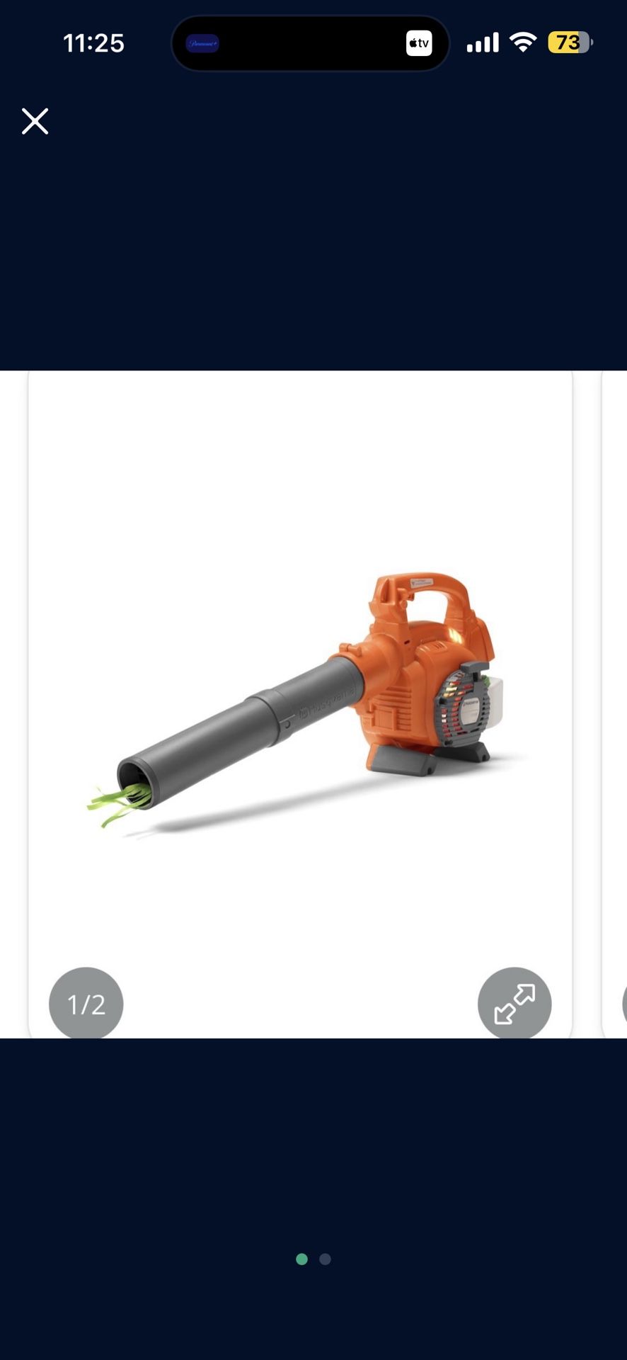 New Toy Leaf Blower, Light-Up Engine Makes Noise And Blows Out Real Air, Toddler Toys For Ages 3 And Up, Plastic, Orange/Gray, (contact info removed)0