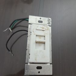 Lutron Lumea LG-600P ALMOND Single-Pole 600W Preset Light Dimmer / Switch