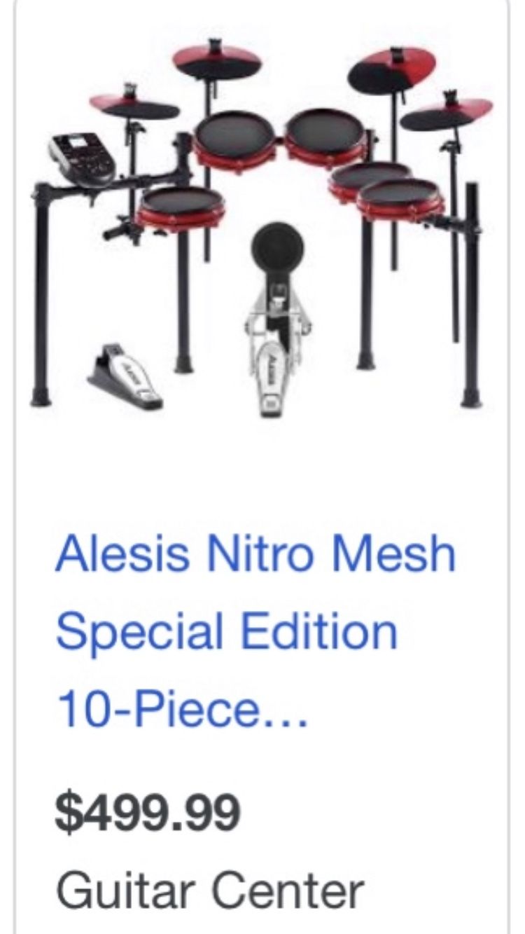 Alesis 6 Piece Nitro Mesh Drum Set