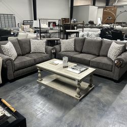 2-piece Venice Sofa And Loveseat Set 