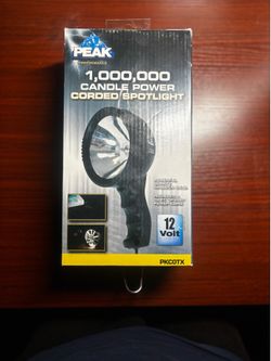 Peak Performance 12V Corded Spotlight