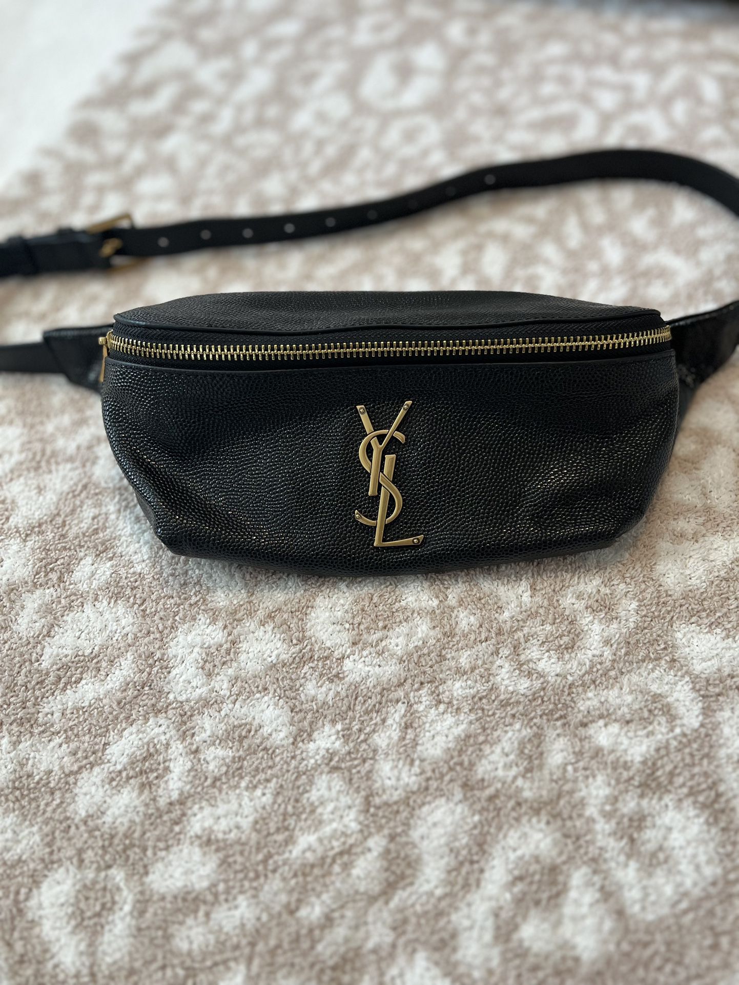 Black & Gold Belt Bag