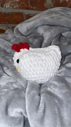 Crochet large chickens, chicken plush, Crochet Plush, Plush toy