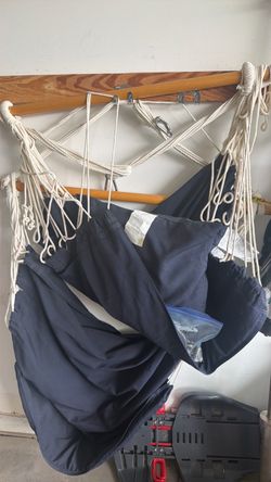 Two out door hammocks