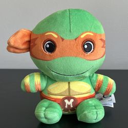 Club Mocchi Mocchi Teenage Mutant Ninja Turtles Michelangelo Junior Plush Toy