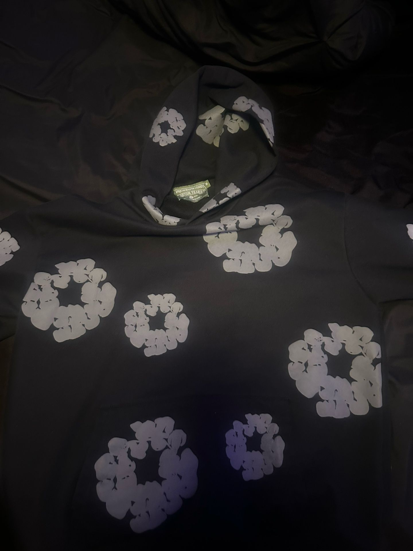 denim tears black/grey size medium