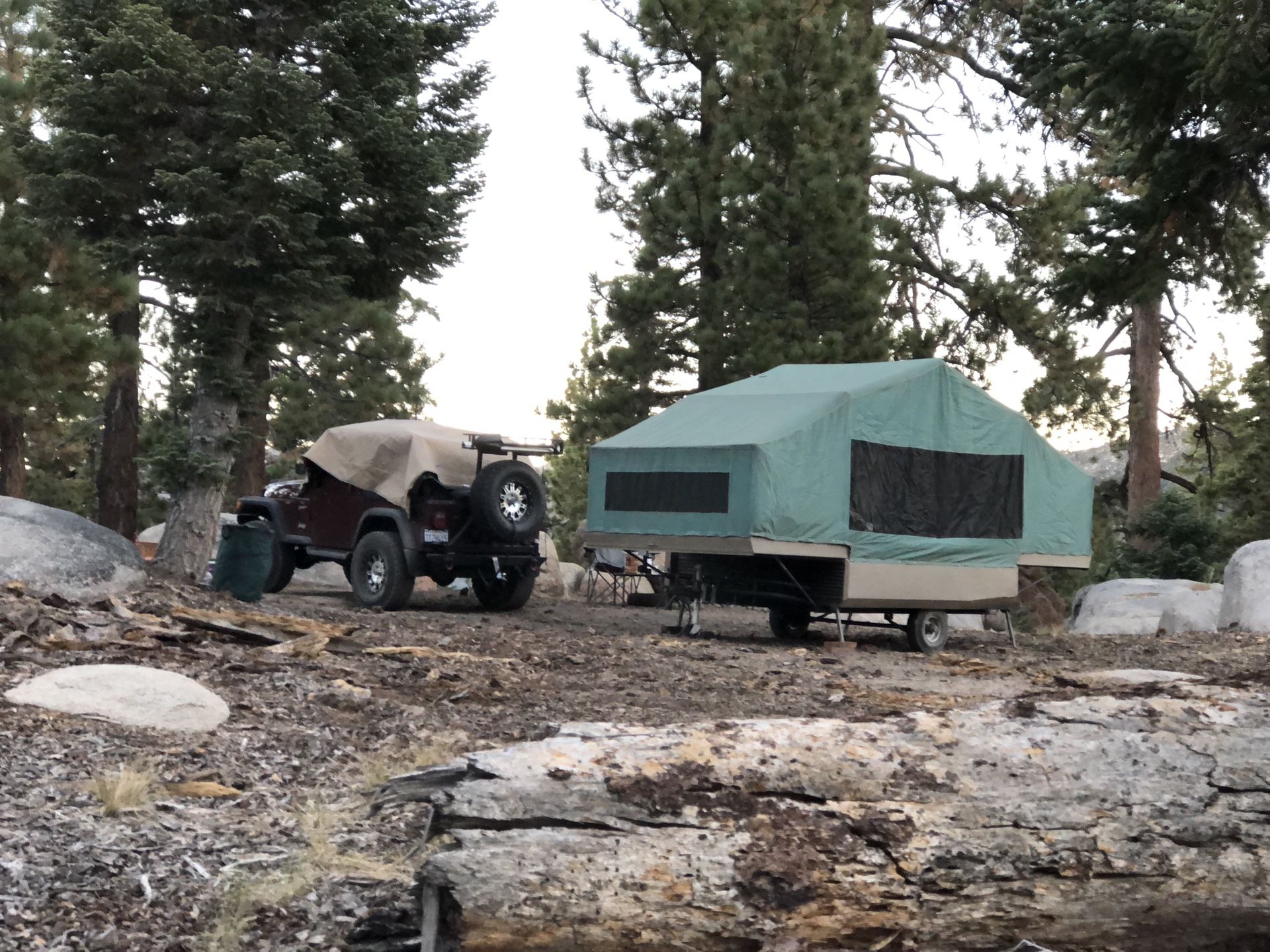 Vintage 1965 Nimrod Pop Up Tent Trailer