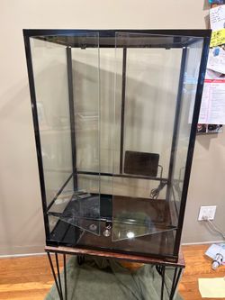 Large glass terrarium