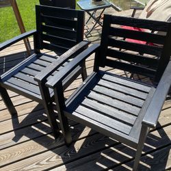 2 IKEA Deck Chairs