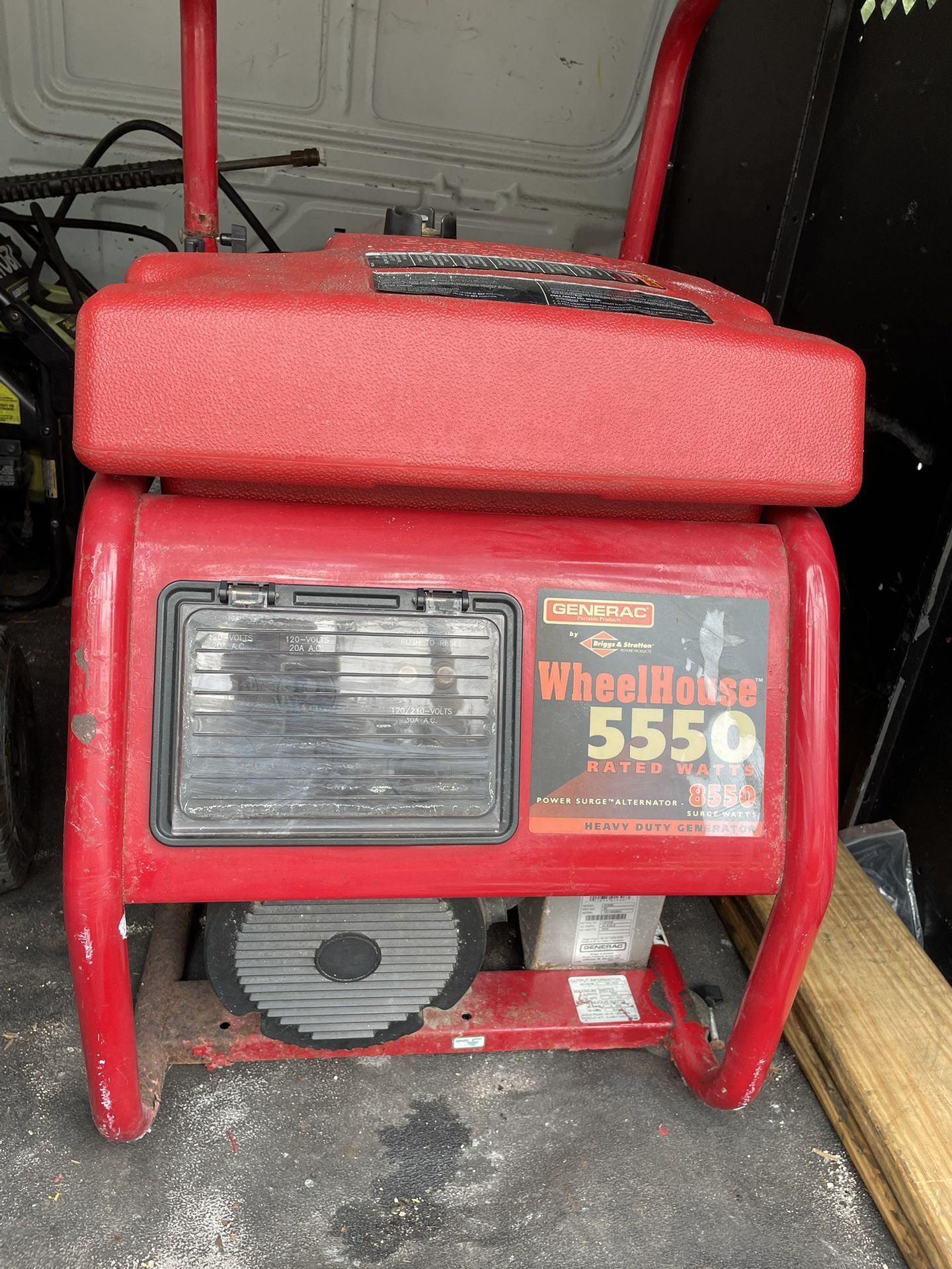 5550 Watts With New Carburador Generator