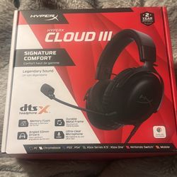 Brand New Gaming Headphone Hyper X Cloud 3