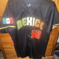 Mexico Baseball Style Jersey Shirt Mexican Mens Large