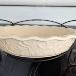 Ceramic Pie Dish with Rack