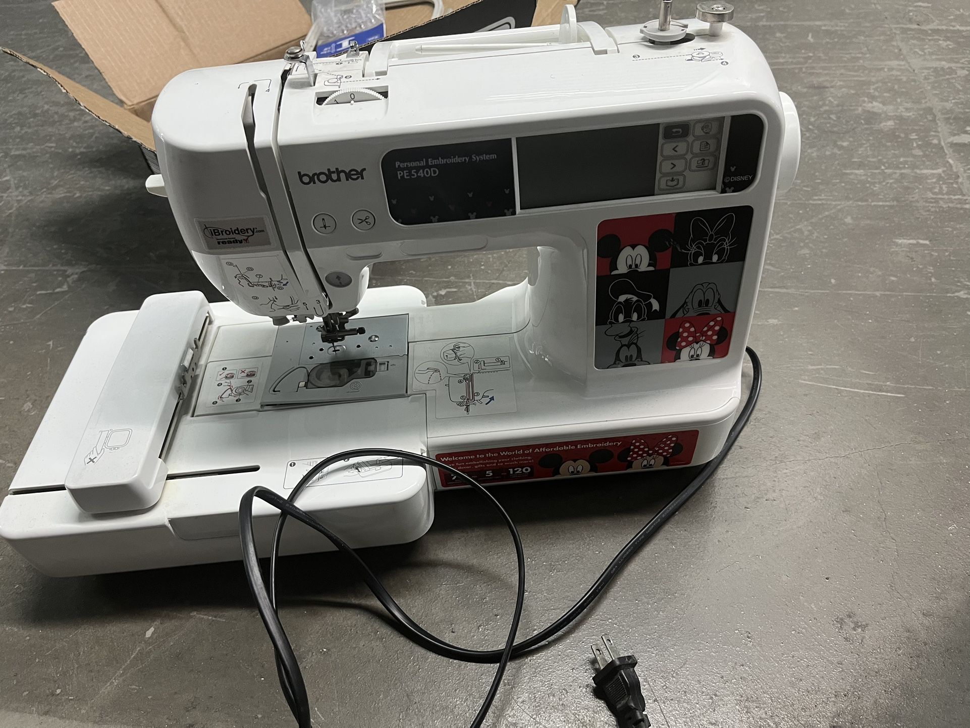 Brother PE 540D Disney Embroidery Machine