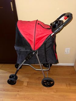 Folding Dog Stroller.
