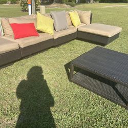 Oversize outdoor sectional
