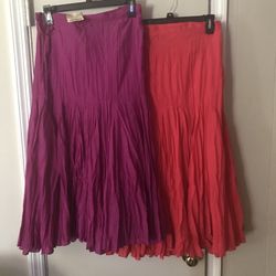 2 Skirts Sz Med