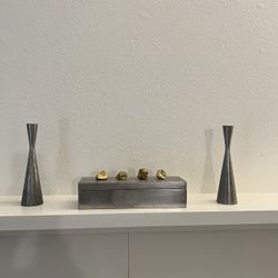 Box And Candle Sticks