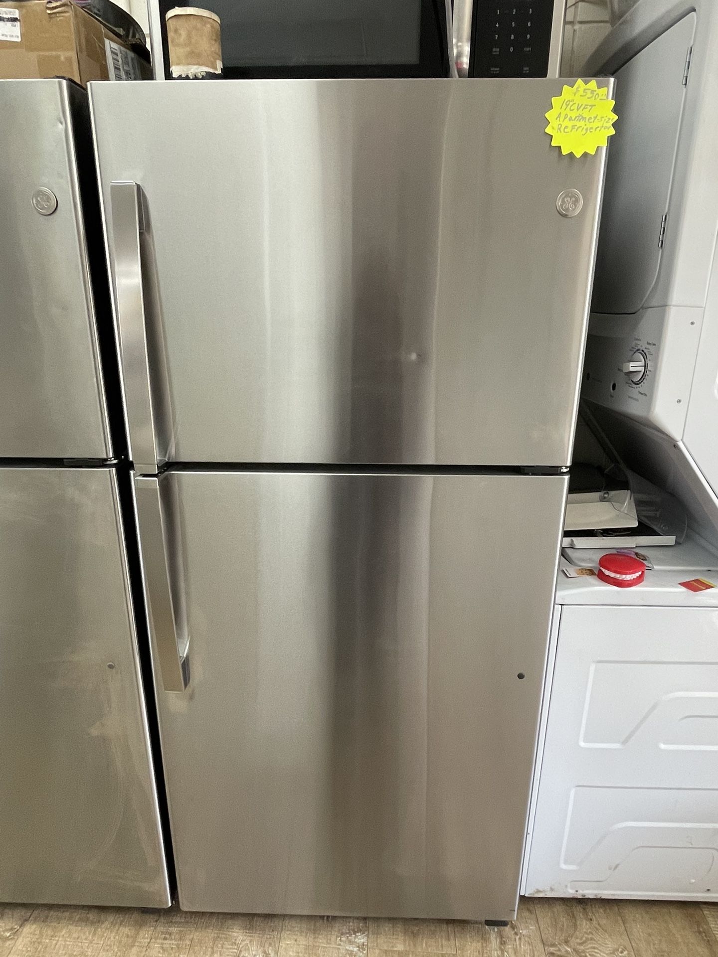 G.E 19” Cuft Apartment size Stainless Steel Refrigerator,New Products : American Fashion Style Bags On Sale