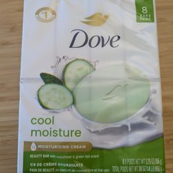 Dove Shower Soap Cucumber Green Tea 8 Pack Sealed
