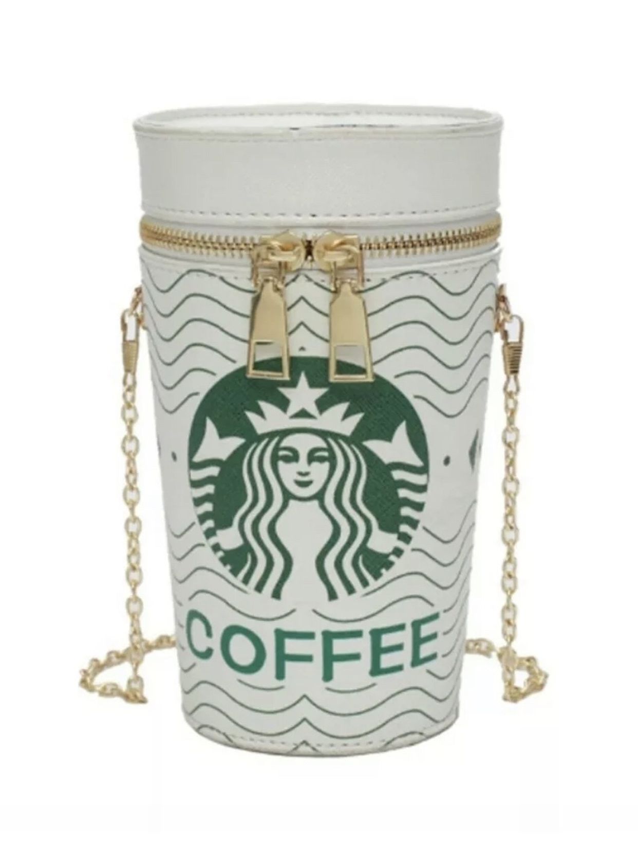 Starbucks Inspired Bucket Cup Bag Purse
