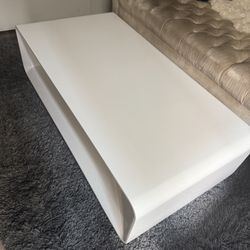 Scandinavian Designs White Cube Coffee Table