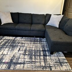 Sectional Couch And carpet 
